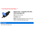 thumbnail image 2 of Washer Pump - Compatible with 2004, 2008 Volkswagen R32, 2 of 2