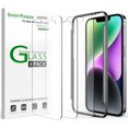thumbnail image 1 of Protector de pantalla AmFilm de cristal templado para iPhone 13 Pro Max/14+, 1 of 6