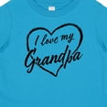 thumbnail image 4 of Inktastic I Love My Grandpa in Black Chalk Heart Boys or Girls Baby T-Shirt, 4 of 5