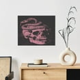 thumbnail image 6 of Kdxio Skull and Snake Art Pattern Canvas Wall Art for Living Room Wall Decor for Bedroom Bathroom Modern Framed Canvas Art Prints Ready to Hang,Horizontal, 6 of 6