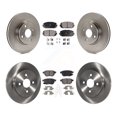 thumbnail image 1 of Transit Auto Front Rear Disc Brake Rotors and Semi-Metallic Pads Kit for Car Toyota Yaris K8F-102854, 1 of 11