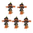 thumbnail image 2 of 5 piezas de adornos de bruja de Halloween con postes de inserción Decoración de Halloween para 155 cm naranja negro, 2 of 9