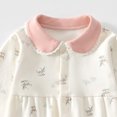 thumbnail image 4 of QGJZVUNL Infants Baby Girl Clothes Floral Long Sleeve Dress Tops and Elastic Waisted Jogger Pants 2Pcs Outfits Set Size 18-24Months, 4 of 4