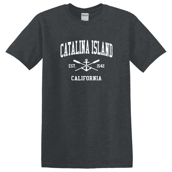 Catalina Island Boat Anchor Graphic T-Shirt