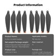 thumbnail image 3 of 2/4 pares Drone Blade Props Drone Wing Blade PC de liberación rápida para DJI Mini 4 Pro, 3 of 9