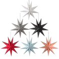 thumbnail image 4 of Decoración navideña de estrellas colgantes, estrellas de papel puntiagudas negras para bricolaje, decoraciones navideñas para bodas de invierno, decoraciones navideñas (2 unidades,, 4 of 4