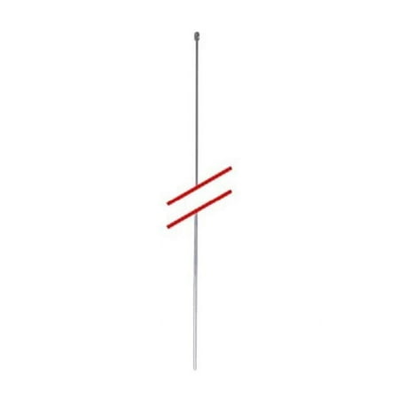 

Hustler 4904-49 49 in. Stainless Steel Whip for RUM-150