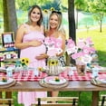 thumbnail image 2 of 24 Pieces BBQ Baby Shower Centerpieces Sticks, Baby Q Shower Decorations for Girl Pink, Double Sided Print BBQ Table Toppers for Barbecue Picnic Summer Party Supplies, 2 of 7
