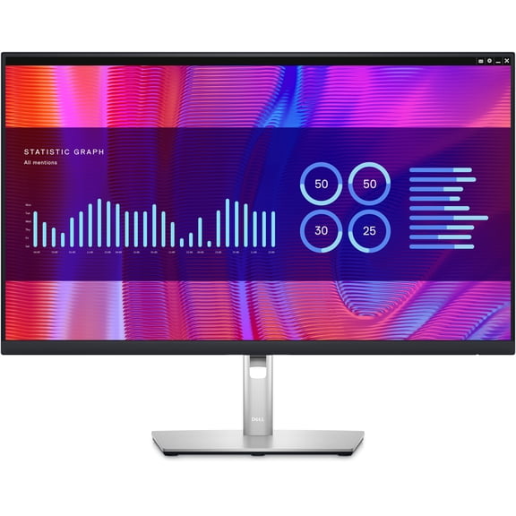 Dell P2723DE 27" QHD USB-C Hub Monitor, 5ms, 16:9, 1000:1-Contrast - DELL-P2723DE