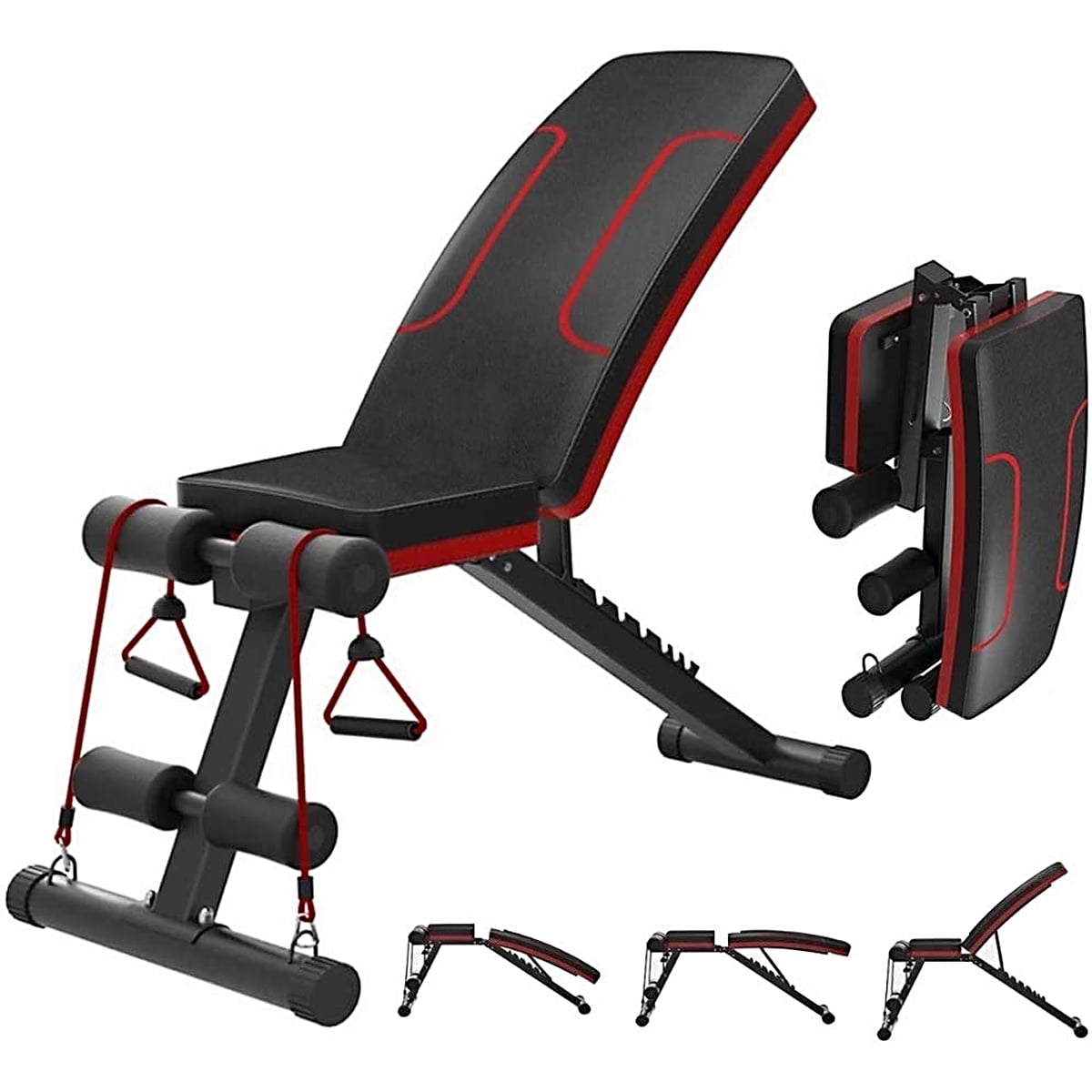 Details about / Adjustable Utility Bench for Home Gym Workout