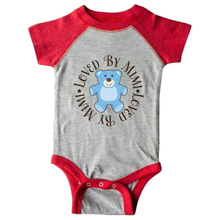 

Inktastic Loved by Mimi Baby Gift for Boy Gift Baby Boy Bodysuit