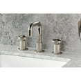 thumbnail image 2 of Kingston Brass KS1416RNX Ostro Two-Handle 3-Hole Deck Mount Widespread Bathroom Faucet with Push Pop-Up Drain in Polished Nickel, 2 of 8
