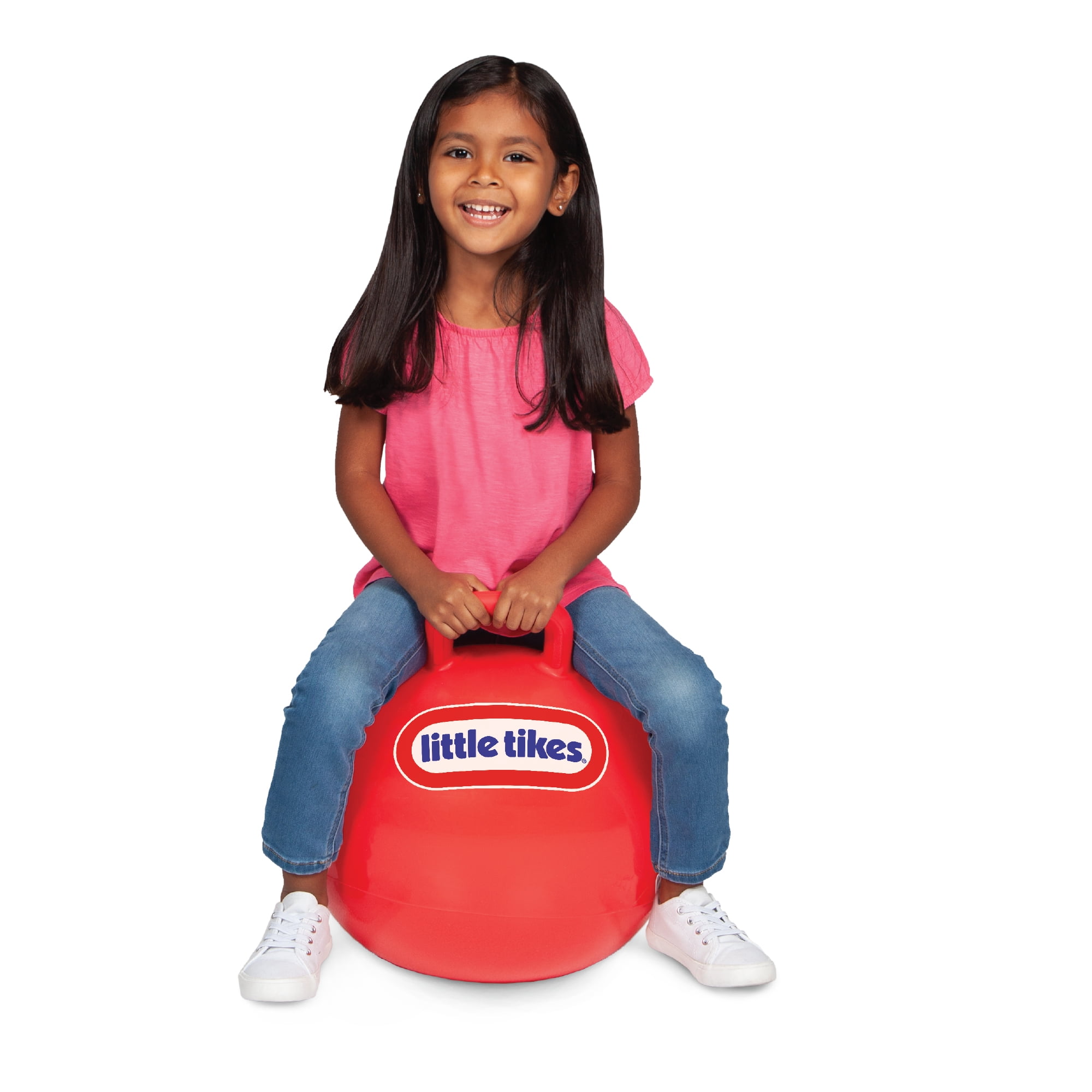 Little Tikes 18-inch Red Hopper Bouncer with Pump, Active Play for Children 4 to 8 Years Old