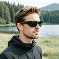 thumbnail image 5 of Polarized Outdoor Sports Sunglasses, Square Frame Lightweight UV Protection Riding Glasses for Fishing Hiking Driving Travel, 5 of 5
