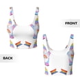 thumbnail image 5 of Kdxio LGBT Gnomes Print Workout Crop Tank Top for Women Racerback Yoga Tank Tops Athletic Sports Shirts Exercise Undershirts, 5 of 9