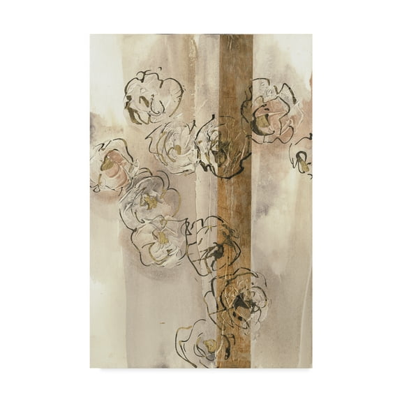 Trademark Fine Art 'Dusted Gold Panel I' Canvas Art by Chris Paschke