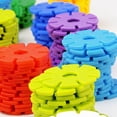 thumbnail image 3 of Bloques de construcción con forma de copo de nieve grueso de 4,3 cm y agujero redondo para niños y niñas, juguetes de inteligencia beneficiosos, 3 of 4