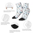 thumbnail image 5 of Pofeuu Undersea Animals Print 30cm Socks, Adult Running Hiking Socks for Youth and Adult, 5 of 7