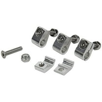Allstar Performance 2pc Alum Line Clamps 5/16in 4pk