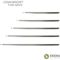 thumbnail image 3 of Ekena Millwork 3"W x 12"D Logan Hidden Support Steel Bracket w/ 8" Support Depth, Powder Coated Black, 3 of 11