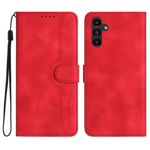 Compatible with Samsung Galaxy S23 FE 5G Case Premium PU Leather Wallet with Built-in Magnet Cover