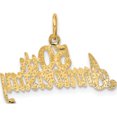 thumbnail image 4 of 14K Yellow Gold 50Th Anniversary Charm (17 X 23) Made In United States c288, 4 of 6