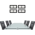 thumbnail image 3 of CreativePF [10x24bk-b] Black Horizontal Double Diploma Frame with 2 Opening Black Mat, Holds 2-8.5 by 11-inch Documents with Wall Hanger, 3 of 4
