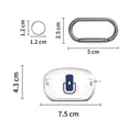 thumbnail image 2 of Funda protectora transparente Secure Lock a prueba de golpes para Sony WF-1000XM5 (2023) (Marfil), 2 of 4