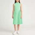 thumbnail image 3 of hengsof Girls Princess Dress Sleeveless High Waist Casual Pleated Splicing Dresses Kids Stylish Casual Dress 2 to 8 Years, 3 of 6