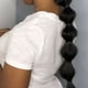thumbnail image 5 of Extensión de cola de caballo de burbujas Afro cola de caballo larga con corbata de cabello piezas de cabello sintética, 5 of 6