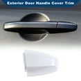 thumbnail image 3 of Unique Bargains No.51217396544 Exterior Door Handle Cover Trim for BMW X1 X2 X5 F15 X6 F16 2014-2019 Door Handle Cover 1 Pcs Ore White, 3 of 7