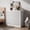 White, variant on FURNIWAY White Curved 3 Drawer Dresser 31.5 Inch Wide Modern Curved Storage Chest with Push to Open Drawers for Bedroom Living Room Entryway