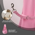 thumbnail image 6 of Dog Carrier Sling - Reversible Puppy Carrier Purse with Storage Pocket, Hand-Free Dog Sling Carrier for Carry Small Dogs and Cats, Travel Safety Harness, Dog and Cat Harness (Pink), 6 of 14