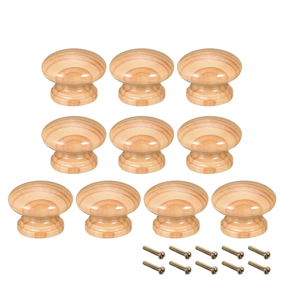 Poignée ronde bouton tirage 33mm Dia Meuble chambre à coucher cuisine 10Pcs