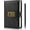 Black, variant on WEMATE Journal with Lock, Password Journal Kit, A6 PU Leather Journal with Gift Box, Lock Diary (Black)