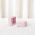 thumbnail image 5 of Unique Bargains Velvet Square Ring Box Storage for Proposal Light Pink, 5 of 6