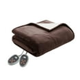 thumbnail image 4 of Woolrich Heated Plush to Berber Blanket, Twin, Chocolate, 4 of 11