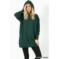 thumbnail image 1 of JED FASHION Women's Comfy Fit Hooded Pull-Over Tunic Sweater with Pockets, 1 of 1