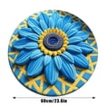 thumbnail image 3 of Huanglei 3D Floral Area Rug Non Slip Floor Mat For Living Room And Entryway, 3 of 6