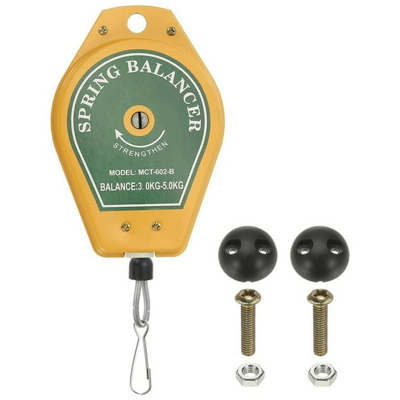 Retractable Spring Balancer, Bearing Spring Tool Load Balancer 4 Feet Adjustable Cable Retractor 6.6-11lbs (3-5kg)