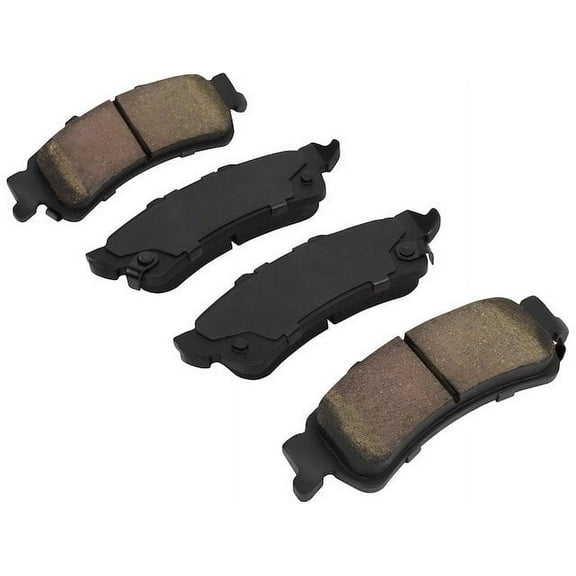 Rear Brake Pad Set - Compatible with 2000 - 2002 Chevy Tahoe 4WD 2001