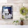 thumbnail image 3 of Wire Mail Basket - Folder/Document Organizer - Economic & Easy to Install Tray Office & More (1 Slo, 3 of 5