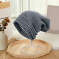 thumbnail image 2 of QQAMB Beanie Hat Slouchy Cap Winter Warm Headwear Stretch Knitted Hats Casual Loose Caps Outdoor for Women Men, 2 of 3