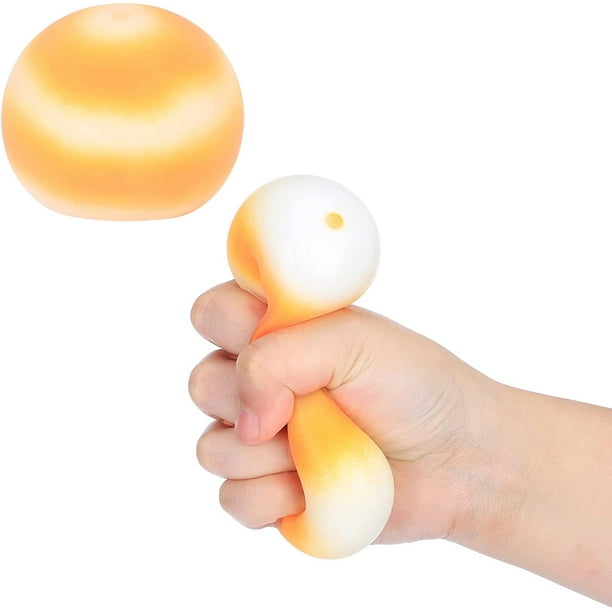 5PC Balles Anti-Stress, Jumbo Squeeze-a-Ball Anti-Stress Ball Fidget-Toy,  Squeezing Balle Anti-Stress pour Enfants, Soulagement du Stress Exercice  Sensoriel Hand Ball pour Adultes, Fidgets Squishy-a-Toy Gifts 