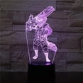 thumbnail image 3 of Lámpara LED de ilusión 3D Rocket Raccoon con luz nocturna, 3 of 3
