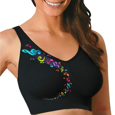 

SHerrylily Women s Butterfly Print V-Neck Sports Bra