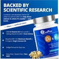 thumbnail image 3 of CanPrev D3 & K2 Vitamins 120 Softgels, 120-Day Supply, 1000IU Vitamin D3 & 120mcg K2, Supports Strong Bones, Teeth & Heart Wellness, Easy-to-Absorb with Organic Coconut Oil, No GMO, Gluten, Soy, Dairy, 3 of 6