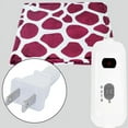 thumbnail image 4 of Birdeem 110V Electric Blanket Warm Body Blanket Heating Pad Knee Pad Border Cover Blanket Electric Blanket Winter Plush Heating Large Size 8 Hot Spots Heating, 4 of 10