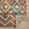 thumbnail image 6 of Laddha Home Designs 2' x 3' Diamond Power Loomed Indoor Outdoor Area Throw Rug - Multicolored, 6 of 7