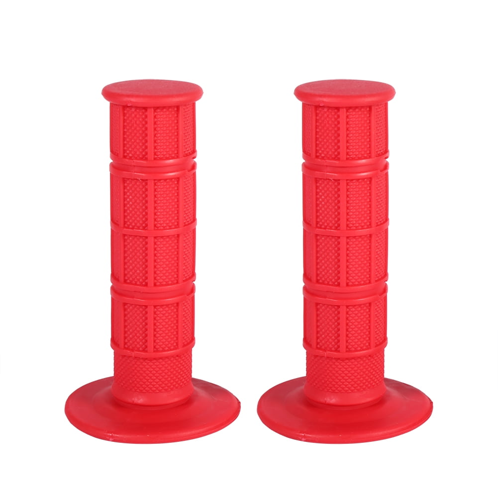 Red & Black 7/8" 22mm Motorcycle Motocross Dirt Pit Bike Pillowtop Hand grips